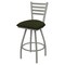 Holland Bar Stool Co 30" Swivel Bar Stool, Nickel Finish, Canter Pine Seat X410 - alternate 1